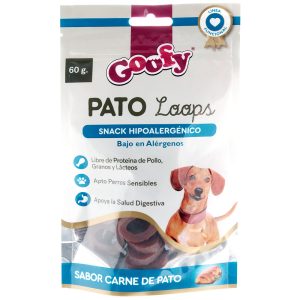 Goofy Snack Hipoalergénico Pato Loops 60gr