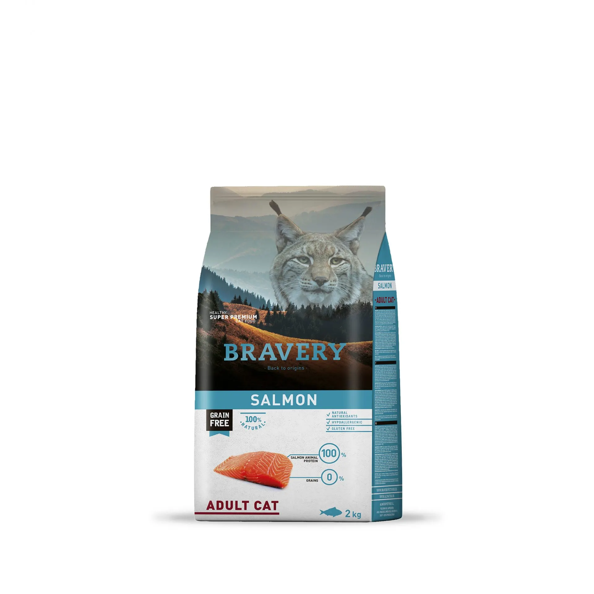 Bravery Salmón Adult Cat 2kg