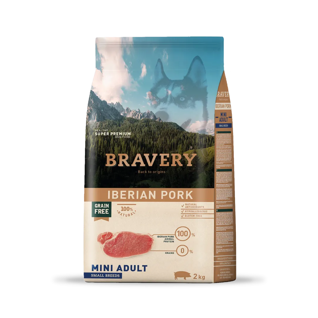 Bravery Iberian Pork Mini Adult Small Breeds 2Kg