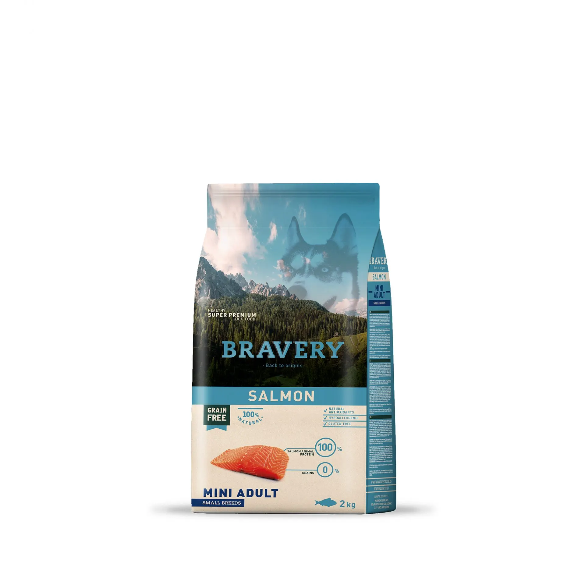 Bravery Salmon Mini Adult Small Breeds 2 Kg