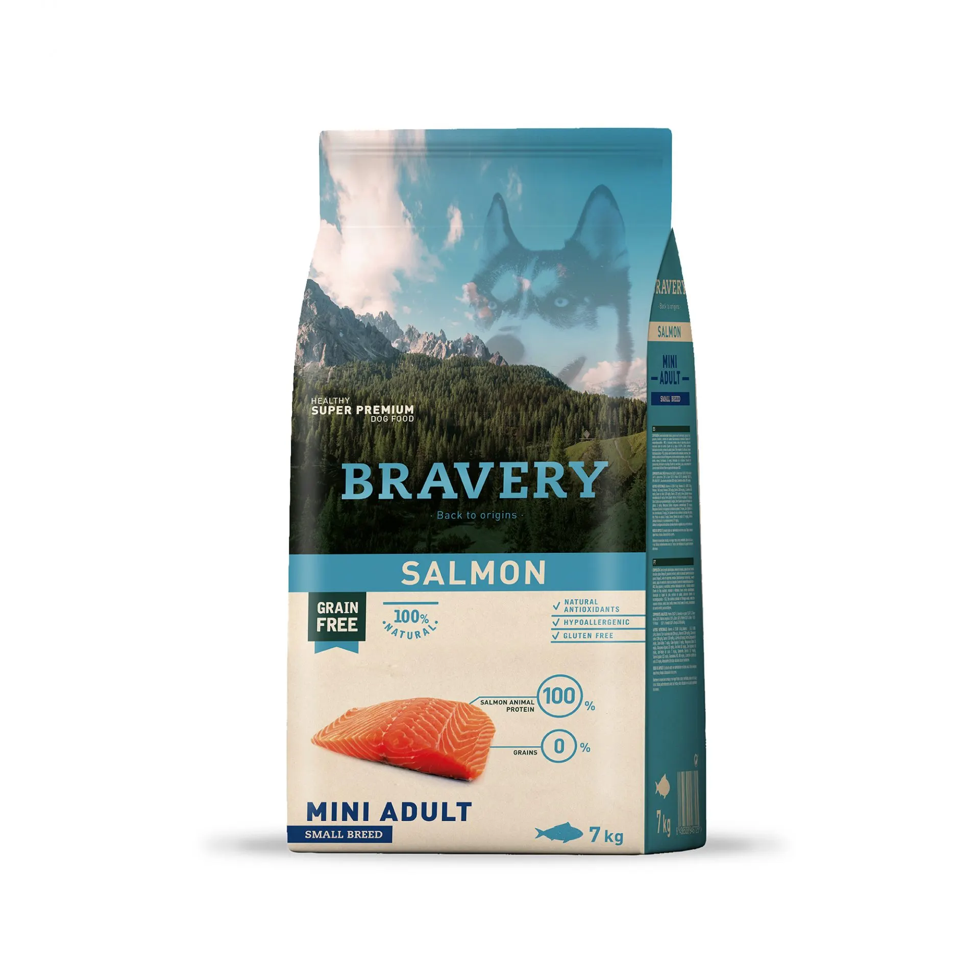 Bravery Salmon Mini Adult Small Breeds 7 Kg