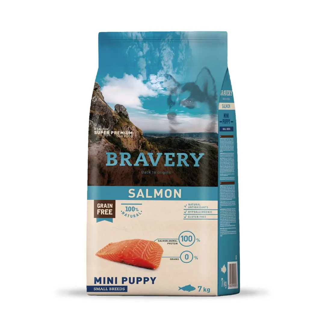 Bravery Salmon Mini Puppy Smal Breeds 7 Kg