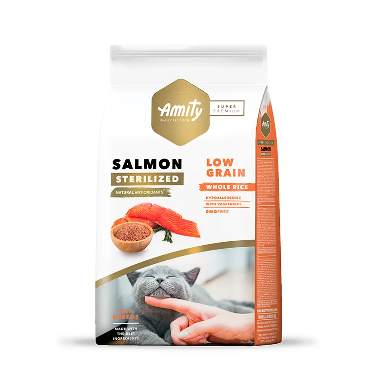 Amity SP Low Grain Salmón Cat Sterilized 7kg