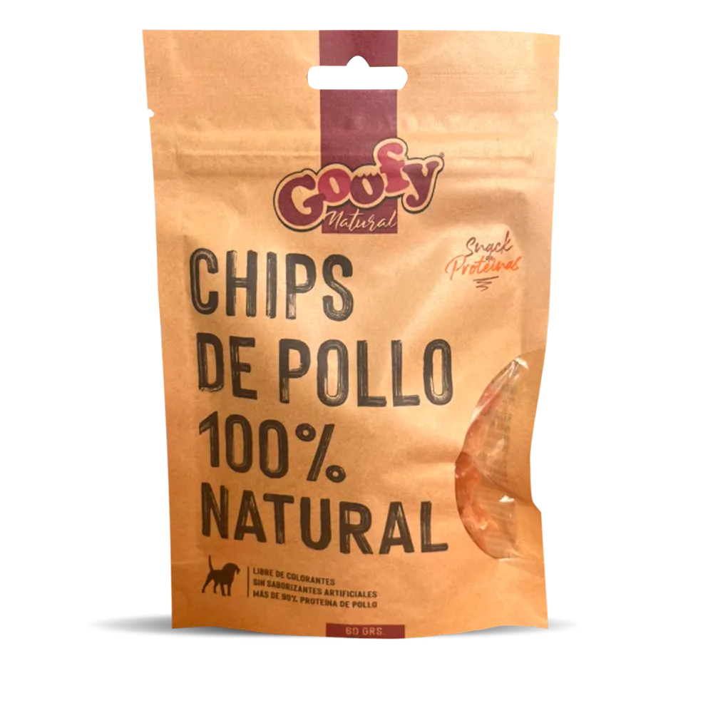 Goofy Chips de Pollo Perro 60 gr