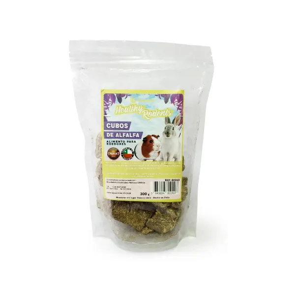 Cubo de Alfalfa Happypets 300 Gr